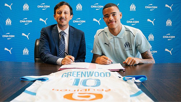 Greenwood joined the French squad in the summer after leaving boyhood club Manchester United