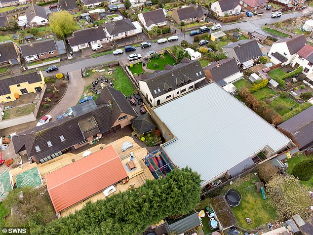 The structure was built in 2014 and since then Mr Wildin has fought to keep it at his home in Cinderford, Gloucestershire.