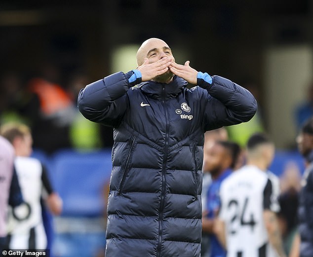 After the match, Chelsea manager Enzo Maresca was seen blowing kisses to the crowd