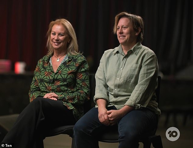 Farnham's manager Gaynor Wheatley (pictured left) and documentary maker Poppy Stockell (pictured right) chatted to Waleed Aly on Monday's episode of The Project about the singer's new memoir, The Voice Inside.