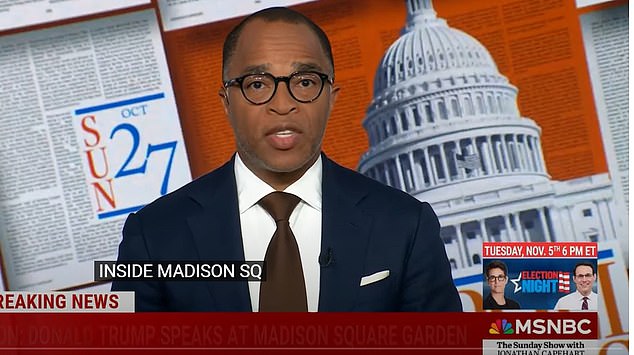 Host Jonathan Capehart recalled the Nazi rally when talking about Trump's event on Sunday