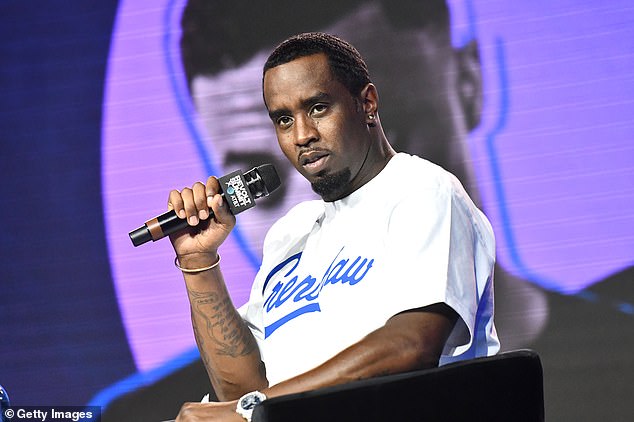 Critics have slammed the duo, claiming nothing about his costume indicated he was dressed as Diddy (pictured)