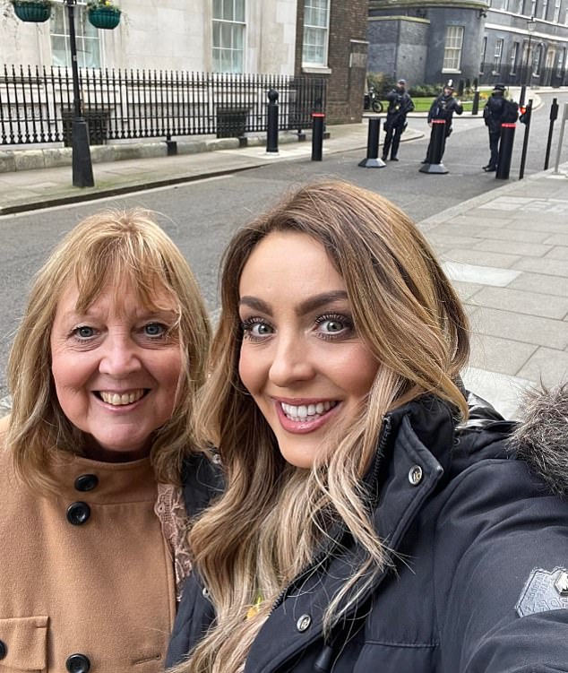 Gillian Dowden, 65, (left) with her daughter, Amy Dowden, 34, (right)