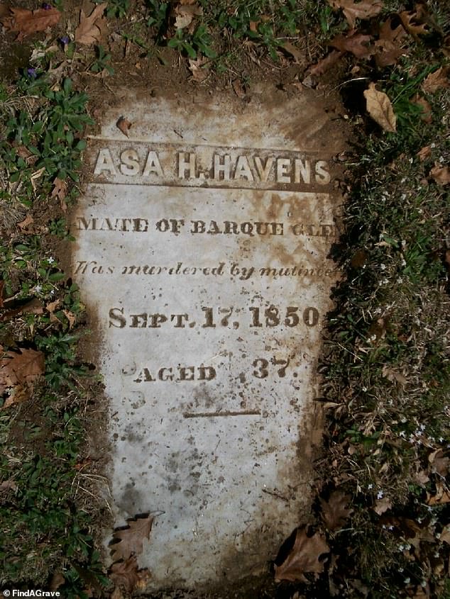 The chilling epitaph had lost none of its power when it toppled in the North Plain Cemetery