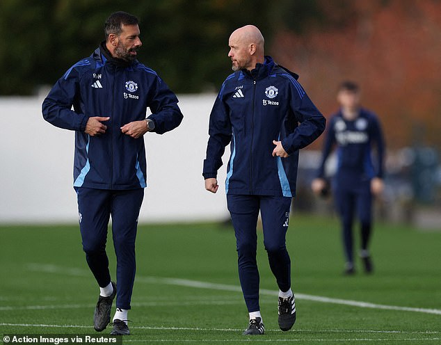 Ten Hag's former assistant Ruud van Nistelrooy has taken over as interim manager at Old Trafford