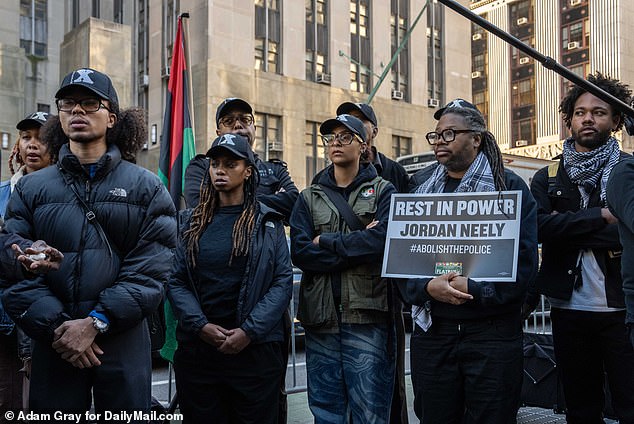 Anti-racism protesters gathered outside the downtown courthouse last Monday