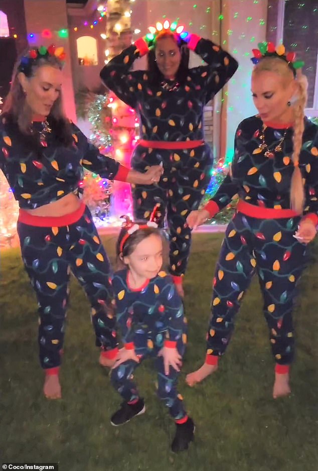 Coco faced backlash after posting a video of Chanel twerking in Christmas pajamas