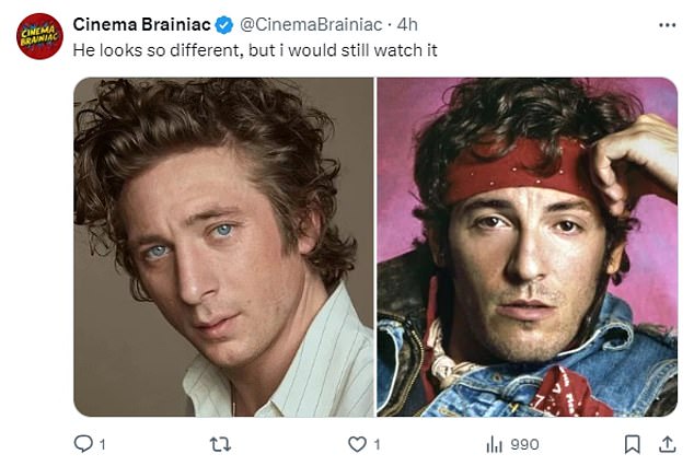 1730147106 824 Fans get first look at Jeremy Allen White in Bruce