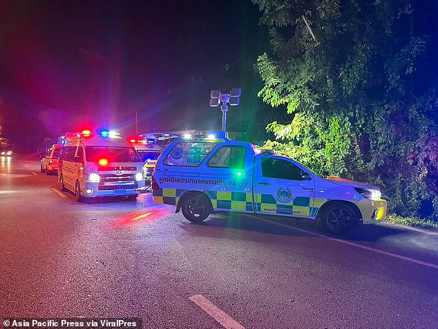 Police and ambulance services attended the scene of the accident on October 21