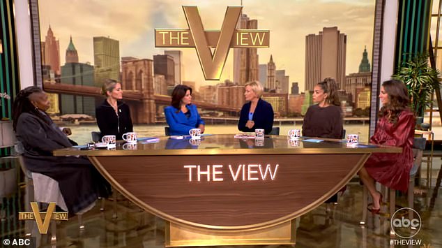 Brzezinski spoke to the ladies of The View on Monday as she appeared to sound the alarm about what a second Trump presidency could look like