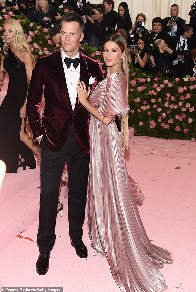 Tom and Gisele confirmed they were divorcing in October 2022 after 13 years of marriage; in the photo in 2019