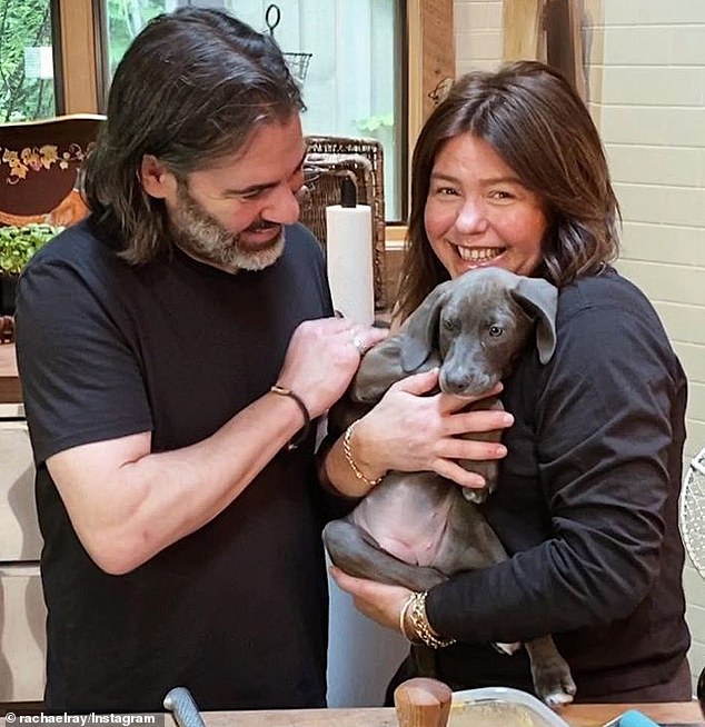 Rachael Ray candidly confessed that she constantly gets into “big shouting matches” with her husband of 19 years, John Cusimano; in the photo 2020