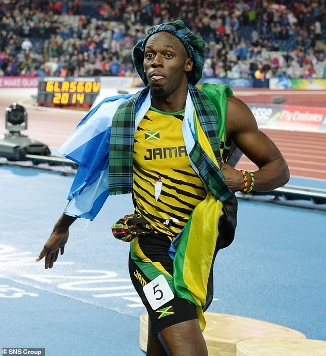 The Ipswich teenager has already set a time in the 200 meters that is almost as fast as the time set by Usain Bolt (pictured) at the same age