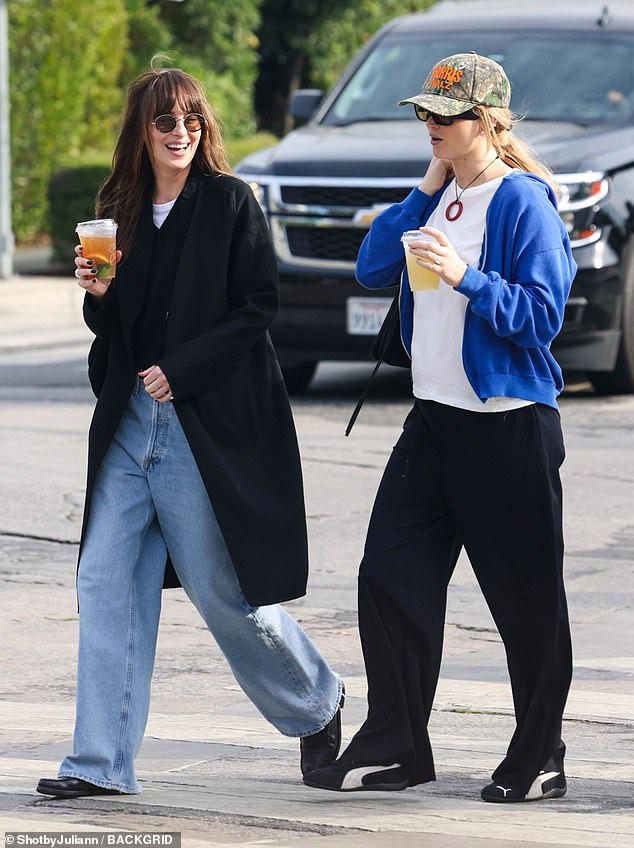 The two actresses, Dakota, 35, and Jennifer, 34, share a romantic link as they both dated Coldplay frontman Chris Martin, 47