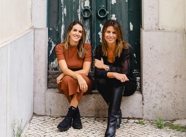 Maria (left) founded her interior design company but left it to join Amorim in Qatar