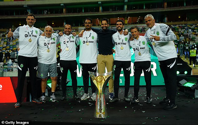 Amorim has won two league titles with Sporting Lisbon, following in Mourinho's footsteps