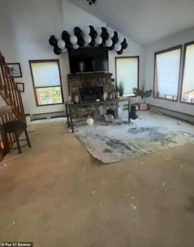 The homeowner had to replace the carpet after guests ground chewing gum into it