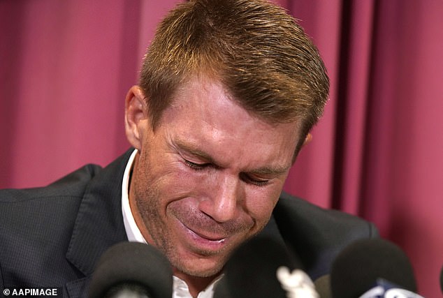 Warner held a tearful press conference after Sandpapergate, but received little sympathy from fans