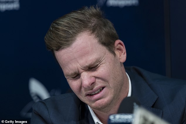 It didn't help that Warner's press conference came after Steve Smith had recently broken down in tears on his own