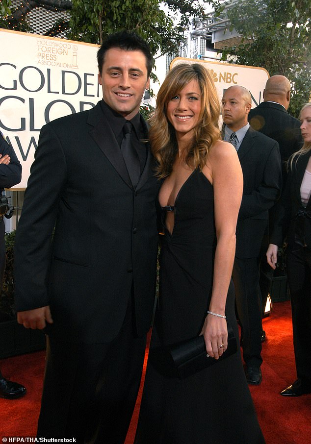 The actor, 57, has rarely been seen in public since Matthew's death and some of his fellow Friends actors are said to be worried about him (pictured with Jennifer Aniston in 2004