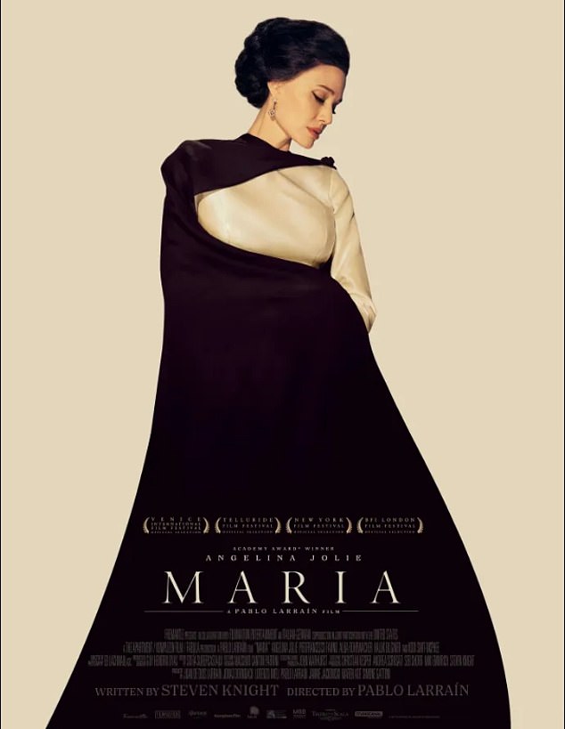 Her next film Maria about opera singer Maria Callas will be released in November