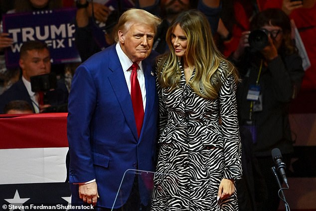 Melania shocked MAGA fans by making surprising comments on stage at her husband Donald Trump's Madison Square Garden rally on Sunday, October 27