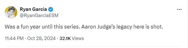 1730220642 620 Yankee fans rage after Aaron Judge puts in another dismal