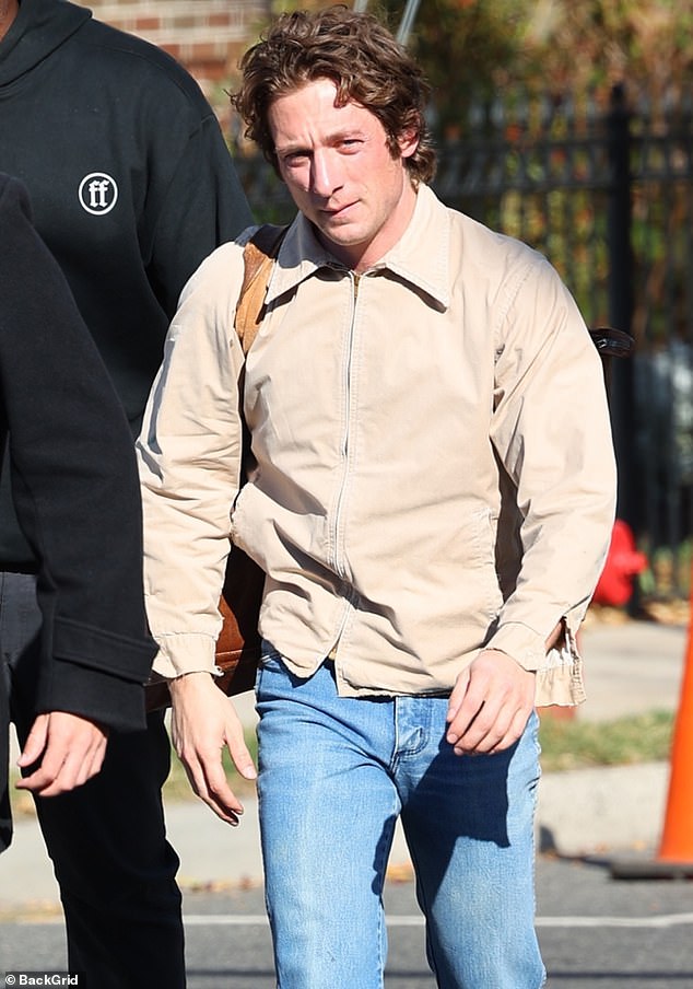 Amid the backlash, White, 33, was spotted Monday on the film's set in New Jersey, where Springsteen was born and raised