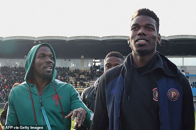 Mathias Pogba (left) is part of a group of men set to stand trial for allegedly kidnapping and robbing the midfielder