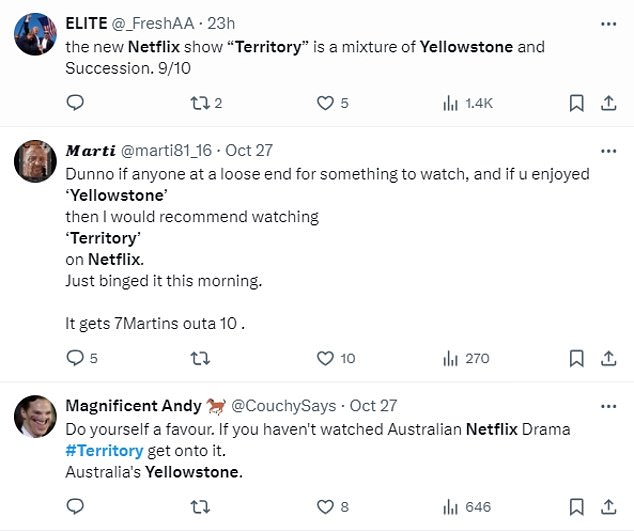 1730228431 381 Netflix fans obsessed with new Yellowstone series Territory that scores