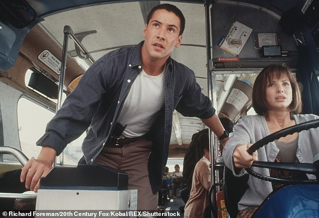 Reeves and Bullock featured in 1994's Speed