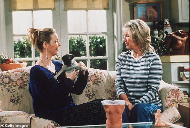 Her most famous television role came when she played the role of Phoebe Abbott in three episodes of the iconic sitcom Friends from 1997 to 1998 (pictured with Lisa Kudrow in 1998)