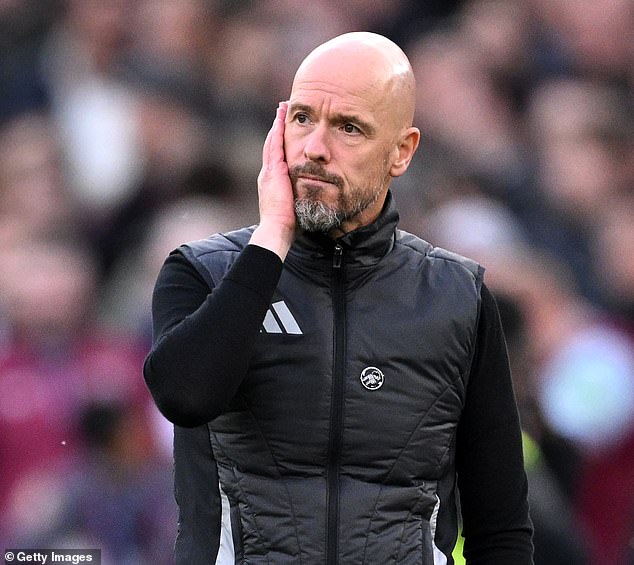 Erik ten Hag was sacked by United on Monday after 29 months in charge at Old Trafford