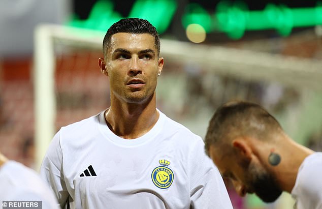 The 39-year-old Ronaldo has experienced his third elimination in the King's Cup against away player Al Taawoun