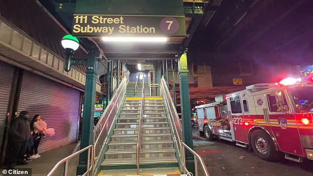 Krystel Romero, 13, was pronounced dead at the scene on Sunday after she and an unidentified 14-year-old friend fell from the top of a 7 train in Queens, New York and were run over at the 111th Street station.