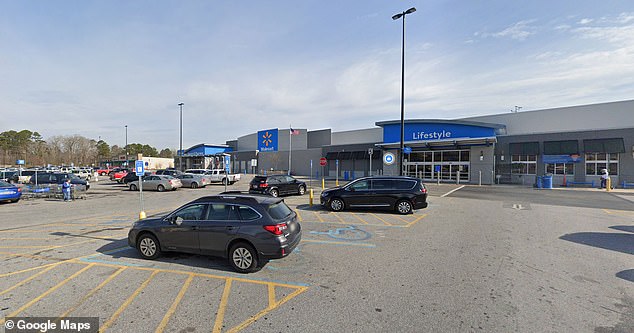 Rodriguez-Ramirez traveled to this Walmart in Cornelia, Georgia (pictured) to exchange a photo with an acquaintance the night she disappeared