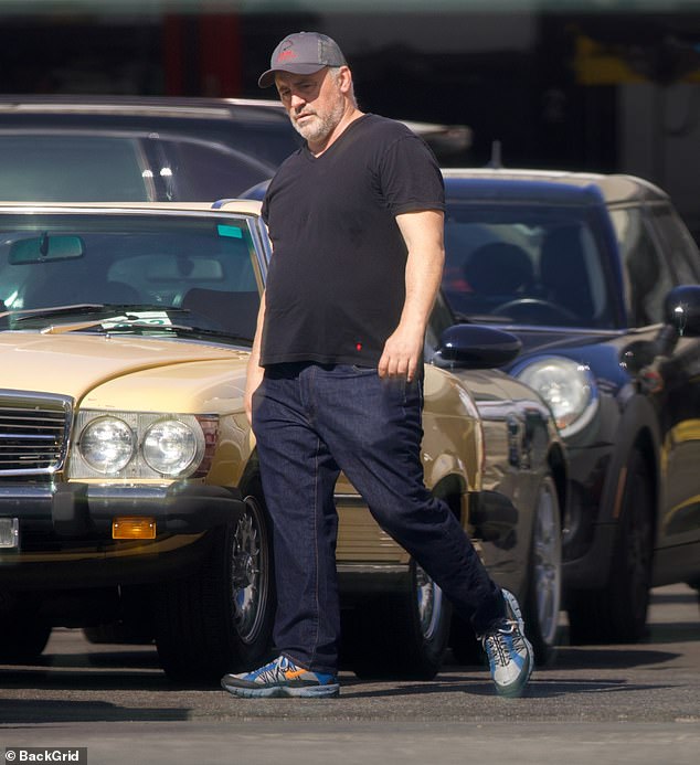 The veteran actor was pictured in a similar ensemble in Van Nuys, California last month