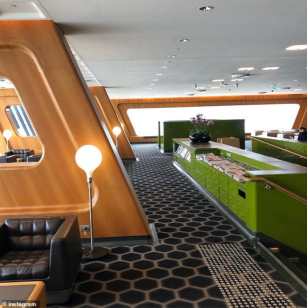 The Qantas Chairman's Lounge (photo Sydney Airport) is described as Australia's most exclusive club