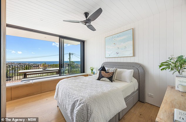 Meanwhile, the master bedroom is another highlight, with a lavish bathroom and custom window seating that makes the most of the beautiful ocean views.