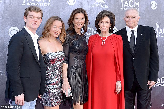 Jones' daughter Charlotte (center) and grandson Shy Anderson Jr. (left) were in the vehicle