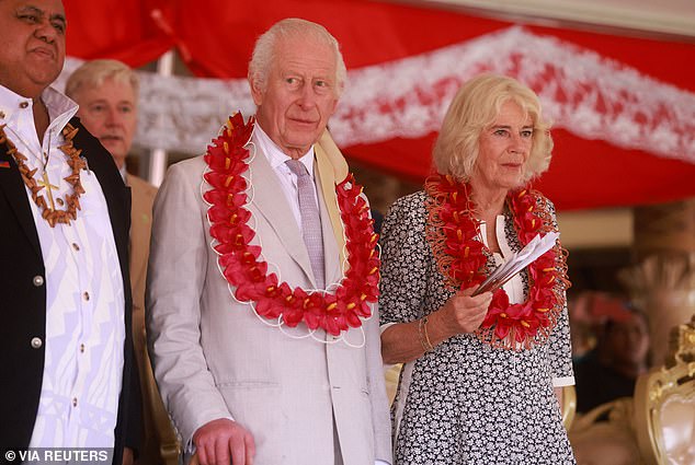 The King and Queen attended a ceremony on the final day of the royal visit to Australia and Samoa