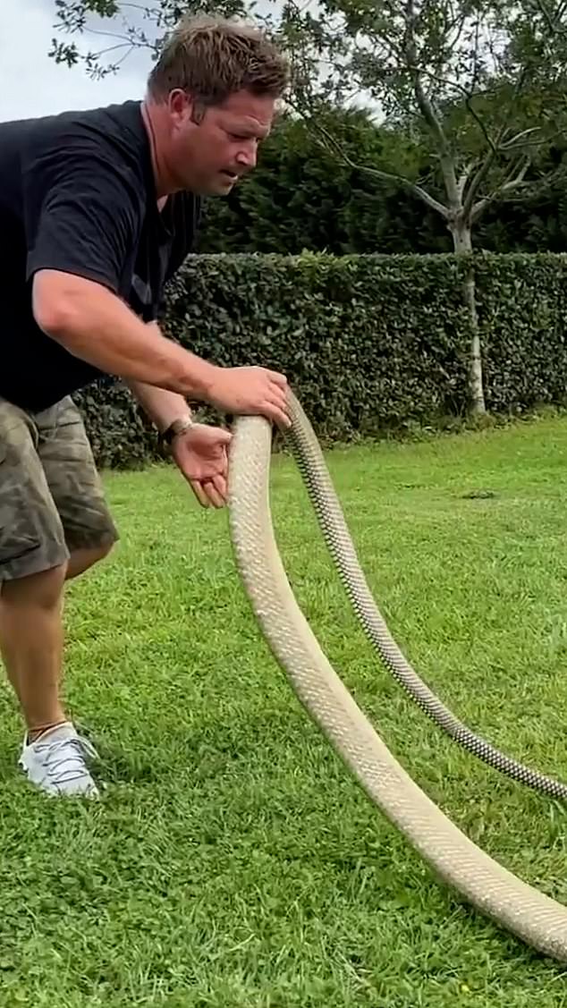 The father-of-three, from Pietermaritzburg, was bitten by the snake about a month ago and went into anaphylactic shock after suffering an allergic reaction to the venom