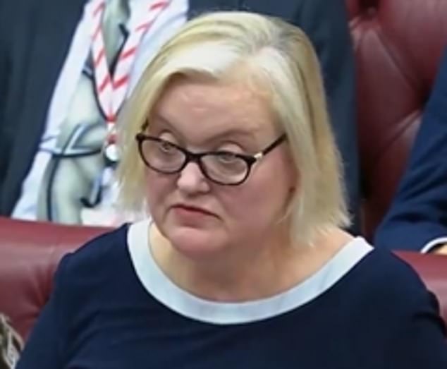 Labor peer Fiona Twycross (pictured) revealed the government had not spoken to the IOC or boxing authorities after Imane Khelif and Lin Yu-Tin won gold medals at the Paris Olympics despite reportedly failing last year for the gender tests