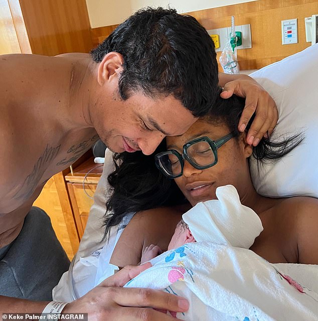 The 31-year-old actress started dating the fitness instructor in 2021 and they welcomed their son Leodis in February 2023.