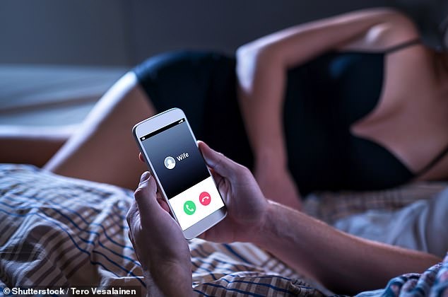 Speaking exclusively to DailyMail.com, Susan revealed how people can juggle multiple lovers without telling anyone their dirty secret (stock image)