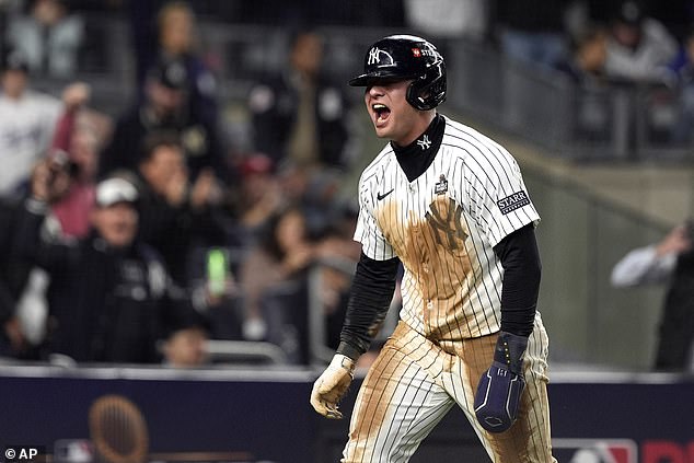 An Anthony Volpe Grand Slam gave the Yankees the lead for good in Game 4 in the Bronx