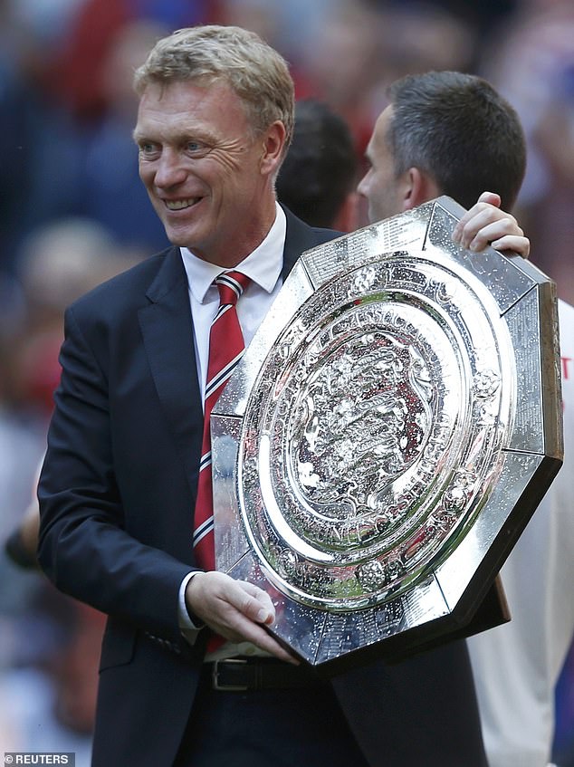 David Moyes won the Community Shield in his first match in charge, with United beating Wigan