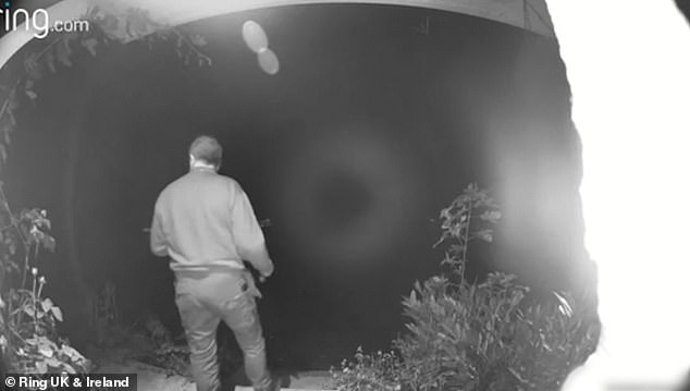 One clip captured on a Ring camera that cannot be explained by dust particles or sleep paralysis was submitted by Rose and Paul Lynch from Hampshire