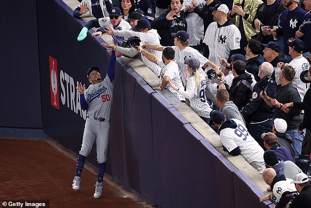 The play was ruled out and the inning ended despite Capobianco's efforts