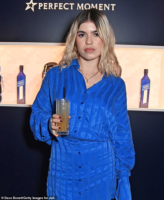 And to celebrate the launch, Molly sipped cocktails and mingled with other celebrities